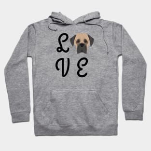 English Mastiff Love Hoodie